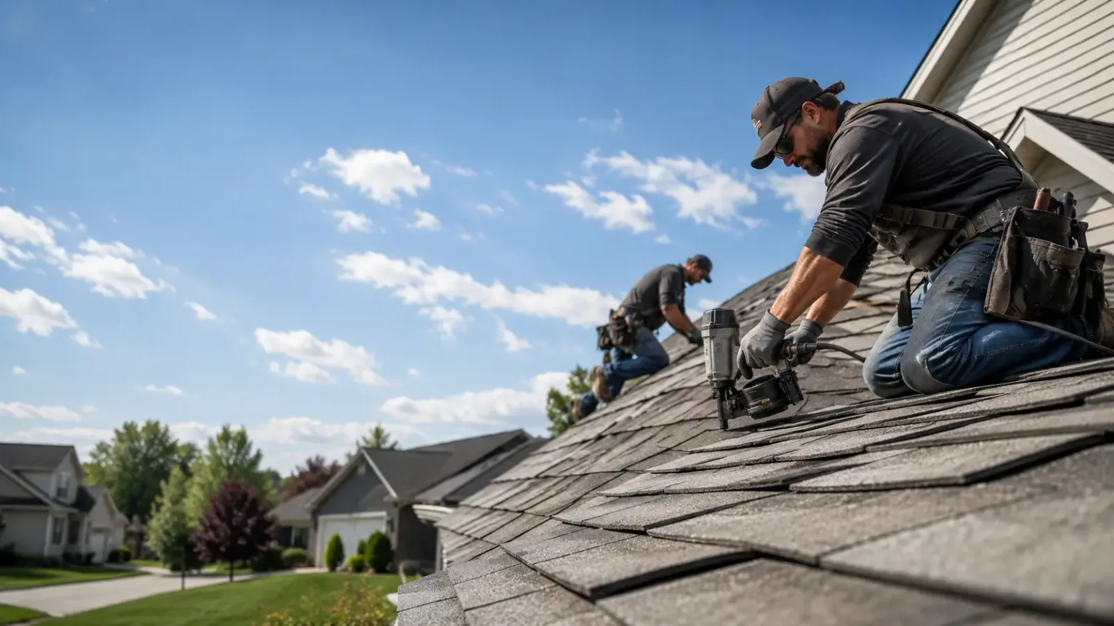 Storm Damage Roof Repair in Mount Olive, IL near me